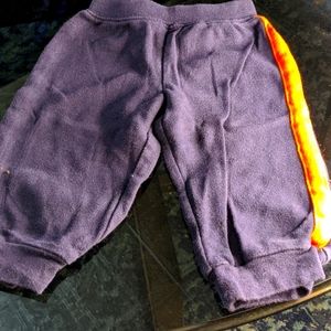 Carter's Navy and Orange Sweats. 9 months